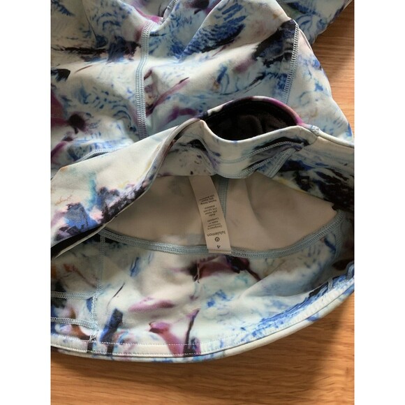 Lululemon  Speed Full Length Pull-On Leggings Pants Tie Dye  size 4 - Picture 5 of 6